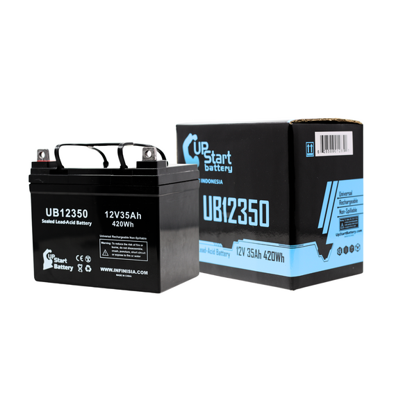 Bruno CUB 35 FWD Battery - Replaces UB12350 Universal Sealed Lead Acid Batteries (12V, 35Ah, 35000mAh, L1 Terminal, AGM, SLA, One Year Warranty)