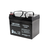 A-bec BEC 40 SERIES Battery - Replaces UB12350 Universal Sealed Lead Acid Batteries (12V, 35Ah, 35000mAh, L1 Terminal, AGM, SLA, One Year Warranty)