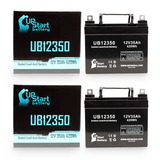 2x Pack BEST TECHNOLOGIES RM1KVA Battery - Replaces UB12350 Universal Sealed Lead Acid Batteries (12V, 35Ah, 35000mAh, L1 Terminal, AGM, SLA)