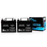 2x Pack JOHNSON CONTROLS UPS42 Battery - Replaces UB12350 Universal Sealed Lead Acid Batteries (12V, 35Ah, 35000mAh, L1 Terminal, AGM, SLA)