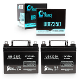 2x Pack TOYO 6GFM34 Battery - Replaces UB12350 Universal Sealed Lead Acid Batteries (12V, 35Ah, 35000mAh, L1 Terminal, AGM, SLA, One Year Warranty)