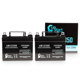 2x Pack BEST TECHNOLOGIES ME700VA Battery - Replaces UB12350 Universal Sealed Lead Acid Batteries (12V, 35Ah, 35000mAh, L1 Terminal, AGM, SLA)