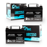 2x Pack BEST TECHNOLOGIES 1295 Battery - Replaces UB12350 Universal Sealed Lead Acid Batteries (12V, 35Ah, 35000mAh, L1 Terminal, AGM, SLA)