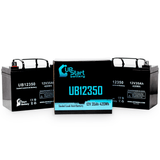 2x Pack Global Research STARLIGHT 2 Battery - Replaces UB12350 Universal Sealed Lead Acid Batteries (12V, 35Ah, 35000mAh, L1 Terminal, AGM, SLA)