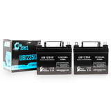 2x Pack Interstate Batteries BSL0945 Battery - Replaces UB12350 Universal Sealed Lead Acid Batteries (12V, 35Ah, 35000mAh, L1 Terminal, AGM, SLA, One Year Warranty)