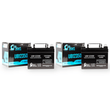 2x Pack Safe Power 400A Battery - Replaces UB12350 Universal Sealed Lead Acid Batteries (12V, 35Ah, 35000mAh, L1 Terminal, AGM, SLA)