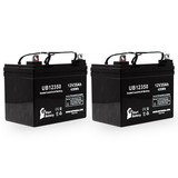 2x Pack Theradyne INVESTAGATOR-POWER T-BIRD Battery - Replaces UB12350 Universal Sealed Lead Acid Batteries (12V, 35Ah, 35000mAh, L1 Terminal, AGM, SLA)