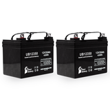 2x Pack TOYO 6GFM34 Battery - Replaces UB12350 Universal Sealed Lead Acid Batteries (12V, 35Ah, 35000mAh, L1 Terminal, AGM, SLA, One Year Warranty)