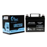 BEST TECHNOLOGIES QRM1KVA Battery - Replaces UB12350 Universal Sealed Lead Acid Batteries (12V, 35Ah, 35000mAh, L1 Terminal, AGM, SLA)