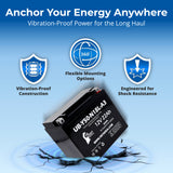 12V 22Ah Y50-N18L-A3 Battery Replacement for Y50 N18L A3 Battery Y50N18LA3 MX18-3 MX183 ETX18L 50-N18L-A ETX-18L 18L-BS 50-N18L-A3 50 N18L A2 C50N18LA3 SLA AGM Motorcycle ATV Powersports Batteries Parts