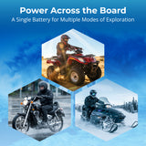 12V 14Ah YB14L-A2 Motorcycle Battery Replacement for YB14L-B2 Battery 12N14-3A CB14L-A2 ES14L-A2 ES14LA2 YB14LA2 YB14L A2 B2 Rechargeable Maintenance Free SLA AGM ATV Batteries Parts