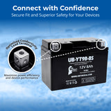 12V 8Ah YT9B-BS Battery Replacement for 9B-BS CT9B-4 CT9B-BS GT9B-4 MBT9B4 PT9B-4 ST9B-4 XTA9B-BS YT9B-4 YT9B BS GT9B 4 PT9B CT9B BS Motorcycle Battery Rechargeable SLA AGM ATV Parts