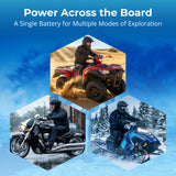 12V 18Ah YTX16-BS Battery Replacement for YTX16 BS 1 Motorcycle Battery YTX16BS MBTX16U PTX16-BS STX16-BS YB16B-A 16-BS YTX16-BS-1 16-BS-1 Rechargeable SLA AGM ATV Powersports Batteries Parts