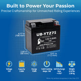 12V 5.8Ah YTZ7S Motorcycle Battery for BTZ7S YTZ7S-BS CTZ7S CTZ7S-BS CYLAZ7SXTA ESTZ7S ES-TZ7S ES TZ7S ETZ7S GT6B-3 GTZ7S M727ZS MBTZ7S PTZ7S STZ7S TZ7S UTZ7S UTZ7S-BS WPZ7S XTAZ7S Batteries