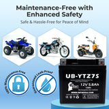 12V 5.8Ah YTZ7S Motorcycle Battery for BTZ7S YTZ7S-BS CTZ7S CTZ7S-BS CYLAZ7SXTA ESTZ7S ES-TZ7S ES TZ7S ETZ7S GT6B-3 GTZ7S M727ZS MBTZ7S PTZ7S STZ7S TZ7S UTZ7S UTZ7S-BS WPZ7S XTAZ7S Batteries