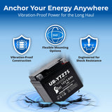 12V 5.8Ah YTZ7S Motorcycle Battery for BTZ7S YTZ7S-BS CTZ7S CTZ7S-BS CYLAZ7SXTA ESTZ7S ES-TZ7S ES TZ7S ETZ7S GT6B-3 GTZ7S M727ZS MBTZ7S PTZ7S STZ7S TZ7S UTZ7S UTZ7S-BS WPZ7S XTAZ7S Batteries
