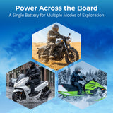 YTZ8V Motorcycle Battery - 12V 7.6Ah YTZ8V Battery Rechargeable Maintenance Free SLA AGM Batteries Parts for ATV Powersports
