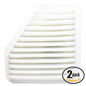 2-Pack Engine Air Filter Replacement for 2008 Toyota Yaris L4 1.5 Car/Automotive