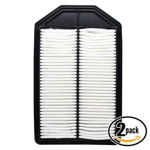 2-Pack Engine Air Filter Replacement for HONDA 17220-RZA-000 Car/Automotive