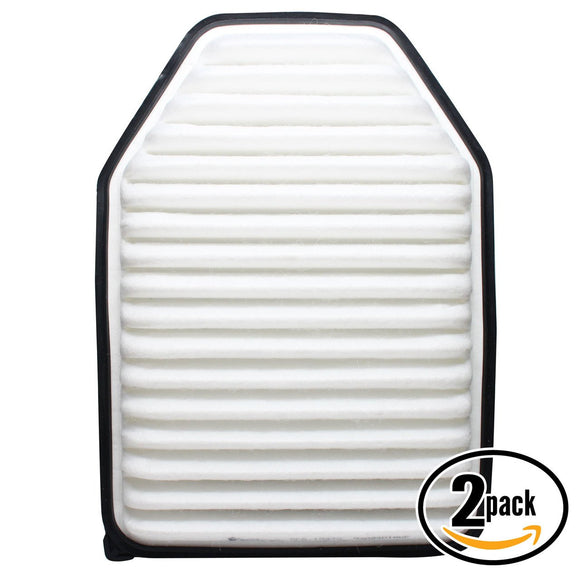 2-Pack Engine Air Filter Replacement for 2012 Jeep Wrangler V6 3.6 Car/Automotive