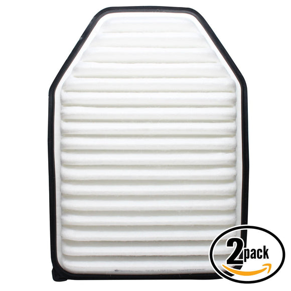 2-Pack Engine Air Filter Replacement for 2010 Jeep Wrangler V6 3.8 Car/Automotive