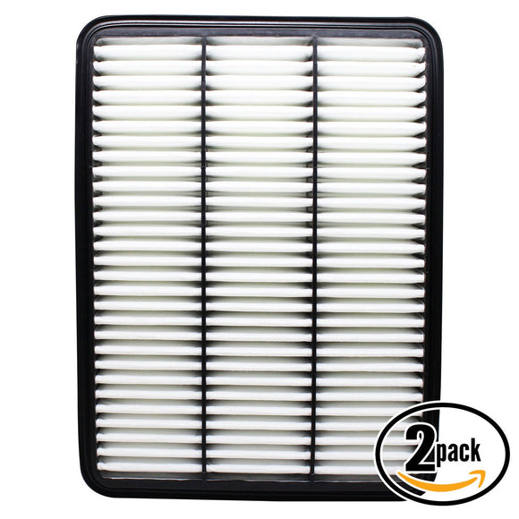 2-Pack Engine Air Filter Replacement for 2003 Lexus GX470 V8 4.7 Car/Automotive