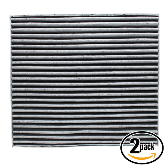 2-Pack Cabin Air Filter Replacement for 2002 Toyota Corolla L4 1.8 Car/Automotive