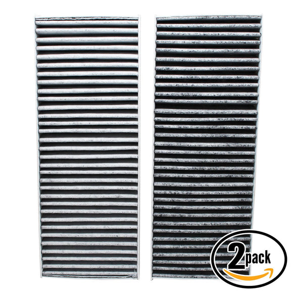 2-Pack Cabin Air Filter Replacement for 2005 Nissan Frontier L4 2.5 Car/Automotive