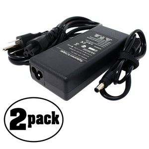 2-Pack Compatible Samsung Series 2-7 Laptop Adapter