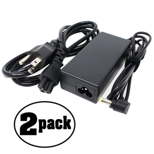 2-Pack Compatible Asus X401 Laptop Adapter