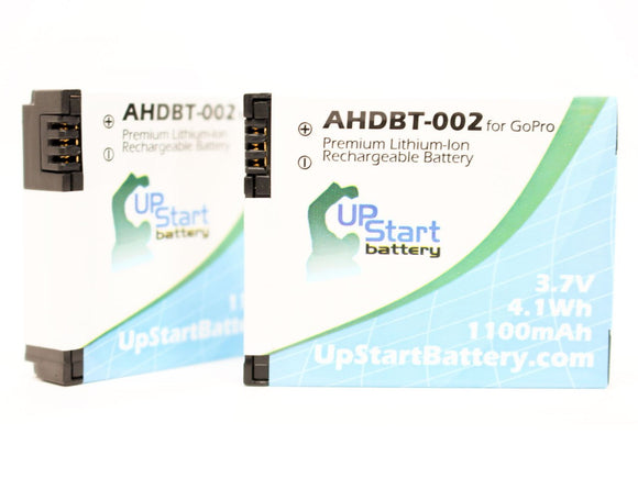 2x Pack - GoPro AHDBT-001 Battery