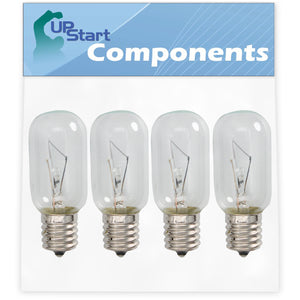 4-Pack 4713-001013 Microwave Light Bulb Replacement for Part Number AP4051343 Microwave