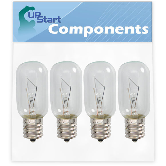 4-Pack 4713-001013 Microwave Light Bulb Replacement for Part Number AP4051343 Microwave