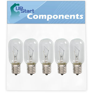 5-Pack 4713-001013 Microwave Light Bulb Replacement for Samsung SMH1622W/XAA-0001 Microwave