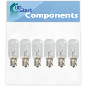 6-Pack 4713-001013 Microwave Light Bulb Replacement for Samsung SMH7175BE/XAA Microwave
