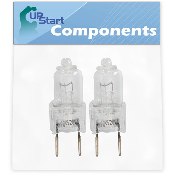 2-Pack 4713-001165 Microwave Halogen Light Bulb Replacement for Samsung ME18H704SFB/AA-0000 Microwave
