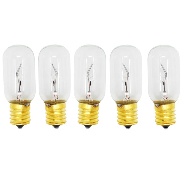 5-Pack Compatible LG Electronics 6912W1Z004B Microwave Oven Light Bulb