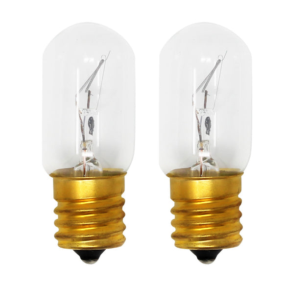 2-Pack Replacement Light Bulb for Amana YAMV1160VAW2 Microwave