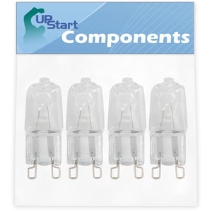 4-Pack W10709921 Microwave Light Bulb Replacement for KitchenAid YKHMS2040WS1 Microwave