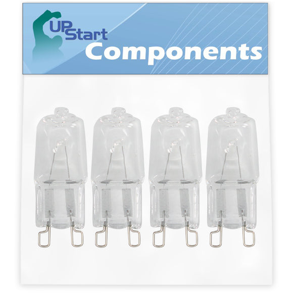 4-Pack W10709921 Microwave Light Bulb Replacement for KitchenAid KHMC1857BSS0 Microwave