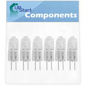 6-Pack WP4452164 Oven Light Bulb Replacement for Whirlpool YKEBS177DB5 Oven