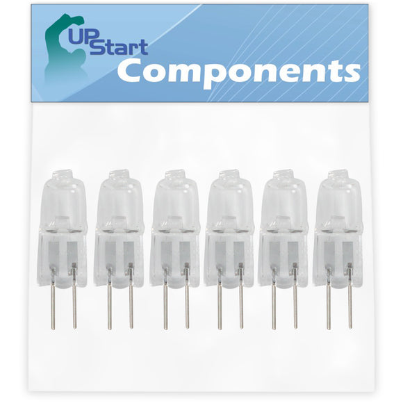 6-Pack WP4452164 Oven Light Bulb Replacement for Whirlpool YKEBS177DB5 Oven