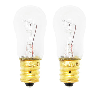 2-Pack Replacement Light Bulb for General Electric GSH25JFXNBB Refrigerator