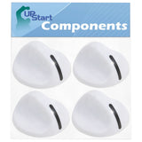 4 Pack 131965300 Dryer Timer Knob