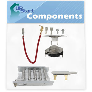 279838, 279816 & 3392519 Dryer Heating Element and Thermostat Combo Pack Replacement for Whirlpool LER7646EQ2 Dryer