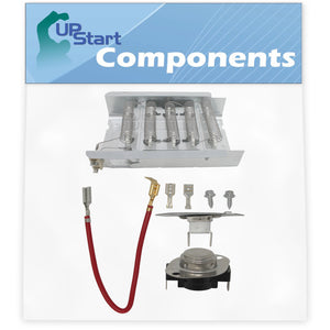 279838 And 279816 Dryer Heating Element and Thermostat Combo Pack Replacement for Roper RED4440VQ1 Dryer