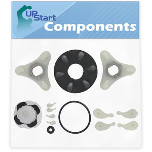 285753A Washer Motor Coupler, 285811 Agitator Repair Kit & 80040 Agitator Dogs Replacement for Whirlpool LSC9355BW1