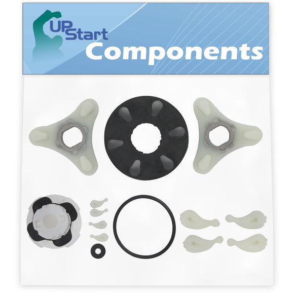 285753A Washer Motor Coupler, 285811 Agitator Repair Kit & 80040 Agitator Dogs Replacement for Whirlpool LSC9355BW1