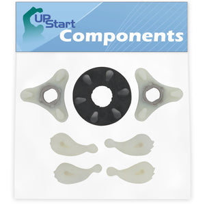 285753A Washer Motor Coupler & 80040 Agitator Dogs Replacement for Whirlpool LA5558XTW2 Washing Machine
