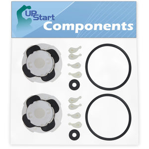 2-Pack 285811 Agitator Repair Kit Replacement for Whirlpool 4LBR8255DQ0 Washer